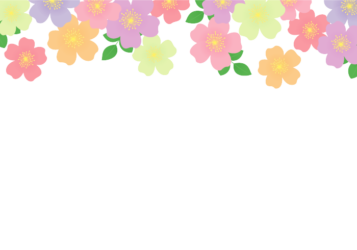 上部装飾枠（バラ装飾）