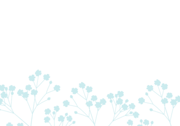 下部枠（花シルエット装飾）