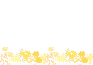 下部枠（花シルエット装飾）