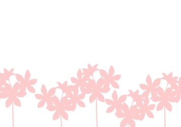 下部枠（花シルエット装飾）