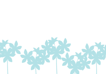 下部枠（花シルエット装飾）