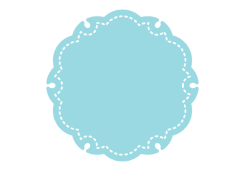 雪輪文様形フレーム（塗りつぶし）