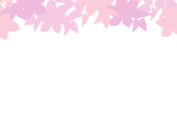 上部枠（花シルエット装飾）