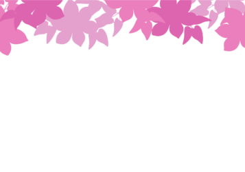 上部枠（花シルエット装飾）