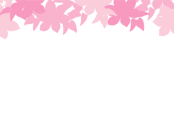 上部枠（花シルエット装飾）