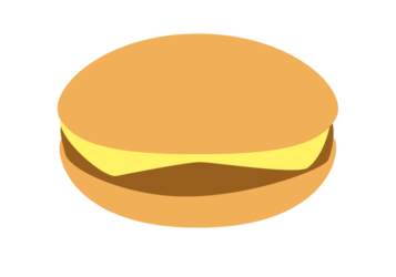 ハンバーガー(チーズバーガー) ハンバーガー(チーズバーガー)