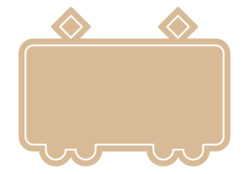 電車形フレーム（塗りつぶし枠）