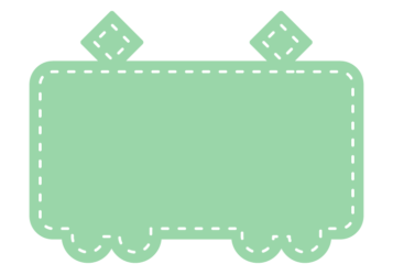 電車形フレーム（塗りつぶし枠）