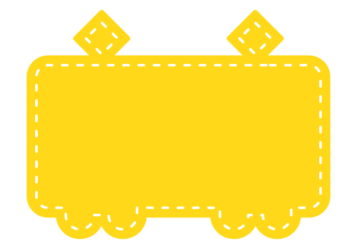 電車形フレーム（塗りつぶし枠）