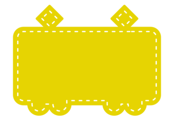 電車形フレーム（塗りつぶし枠）