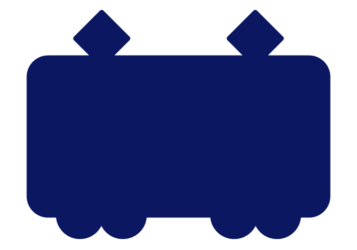 電車形フレーム（塗りつぶし枠）