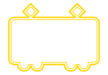 電車形フレーム（二重線枠）