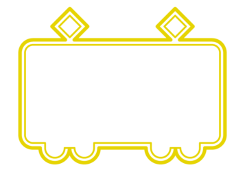 電車形フレーム（二重線枠）