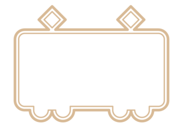 電車形フレーム（二重線枠）