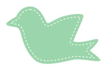 トリ形フレーム（塗りつぶし枠）