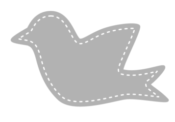 トリ形フレーム（塗りつぶし枠）