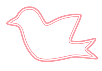 トリ形フレーム（二重線枠）