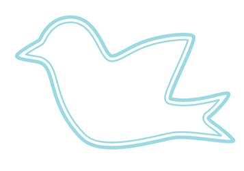 トリ形フレーム（二重線枠）