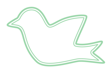 トリ形フレーム（二重線枠）