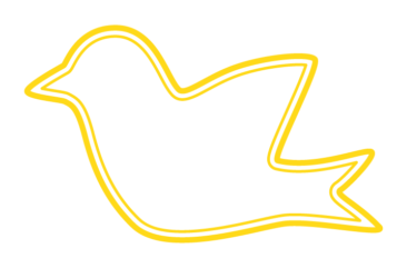 トリ形フレーム（二重線枠）