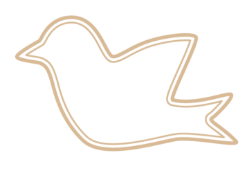 トリ形フレーム（二重線枠）