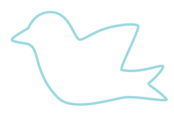 トリ形フレーム（シンプル線枠）