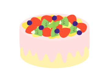 デコレーションケーキ（フルーツケーキ）