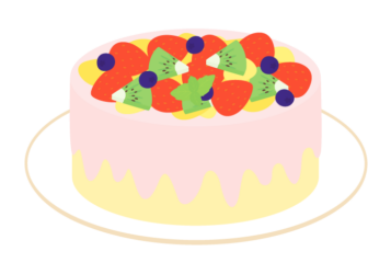 デコレーションケーキ（フルーツケーキ）