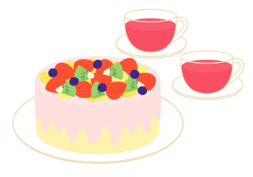 デコレーションケーキ（フルーツケーキ）