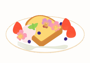 パウンドケーキ(エディブルフラワー) パウンドケーキ(エディブルフラワー)