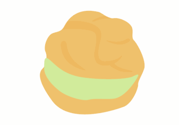 シュークリーム(抹茶) シュークリーム(抹茶)