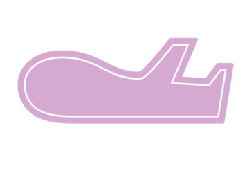 飛行機形フレーム（塗りつぶし枠）