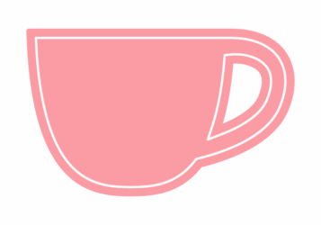 カップ形フレーム（塗りつぶし枠）