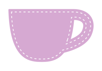 カップ形フレーム（塗りつぶし枠）