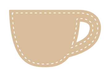 カップ形フレーム（塗りつぶし枠）