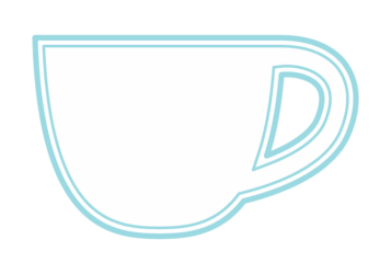 カップ形フレーム（二重線枠）