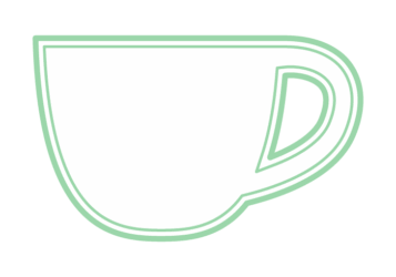 カップ形フレーム（二重線枠）