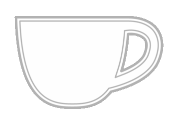 カップ形フレーム（二重線枠）