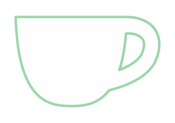 カップ形フレーム（シンプル線枠）