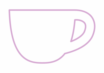 カップ形フレーム（シンプル線枠）