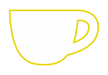 カップ形フレーム（シンプル線枠）