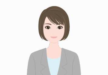 表情(スーツ女性の笑顔) 表情(スーツ女性の笑顔)