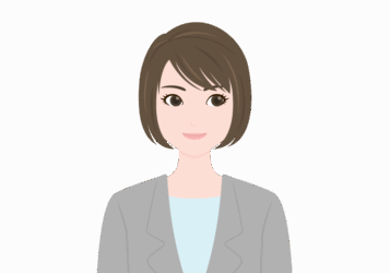 表情(スーツ女性の横目) 表情(スーツ女性の横目)