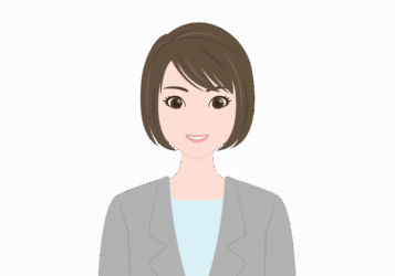 表情(スーツ女性の笑顔) 表情(スーツ女性の笑顔)