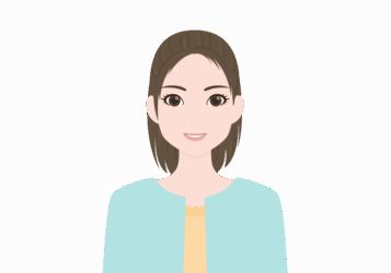 女性の髪形（セミロングヘアー）