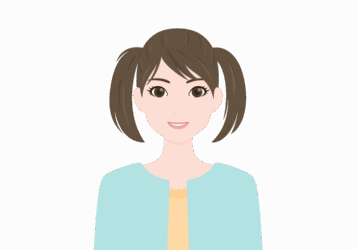 女性の髪形（ツインテール）