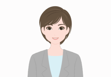 スーツ女性の髪形（ショートカットヘアー）