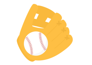 野球ボールとグローブ 野球ボールとグローブ